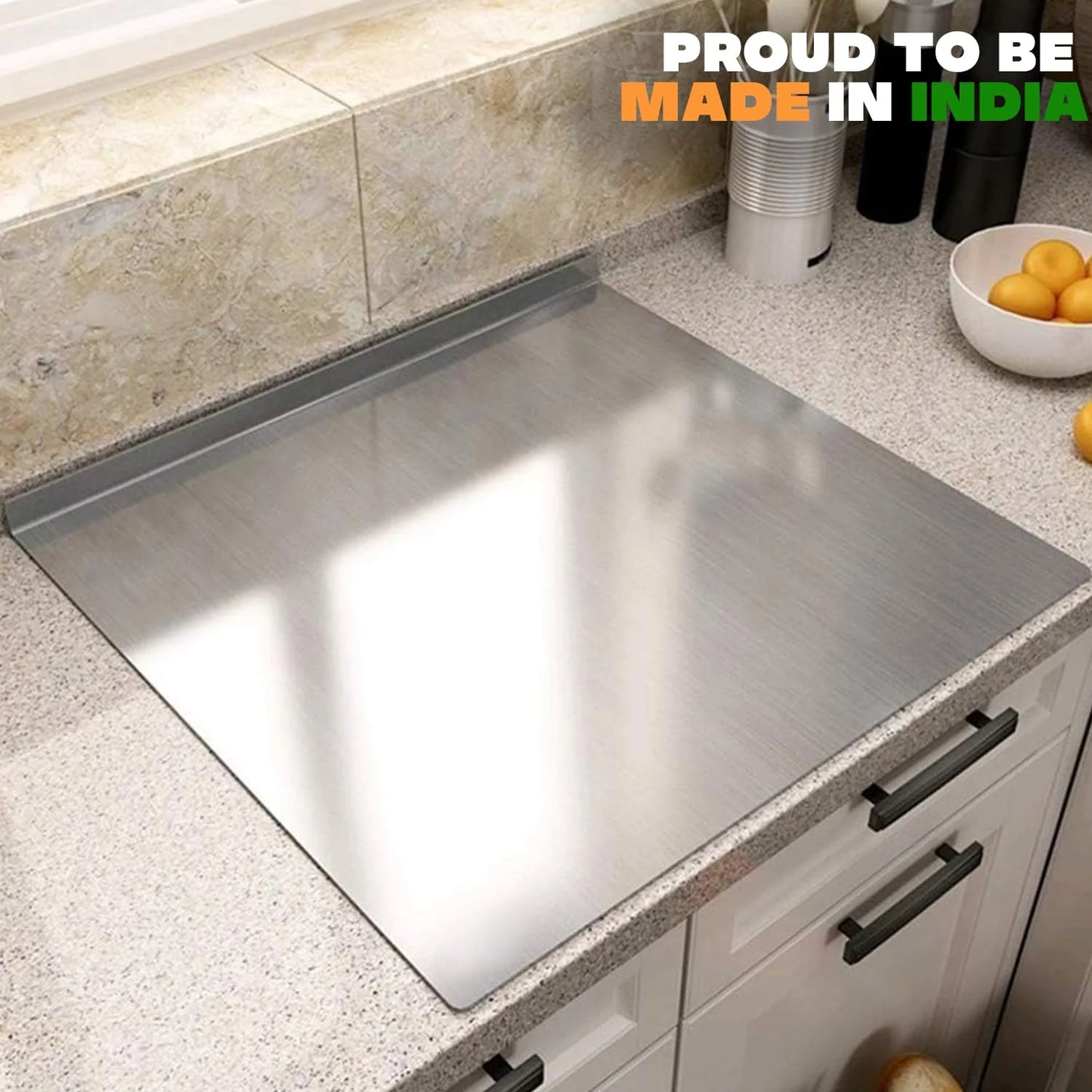 Original Stainless Steel Countertop Chopping Board ( Made with Original JSW Stainless Steel)