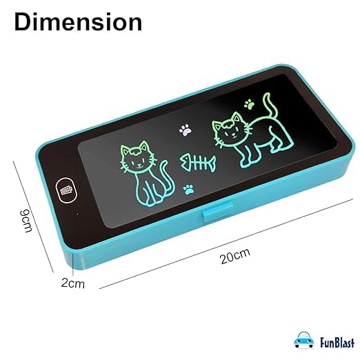 2 in 1 Electronic Tablet Pencil Box (Get 10 pencils , 1 eraser and 1 sharpener Free 😍)