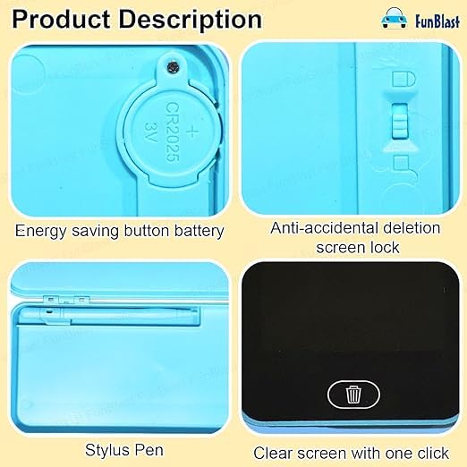 2 in 1 Electronic Tablet Pencil Box (Get 10 pencils , 1 eraser and 1 sharpener Free 😍)