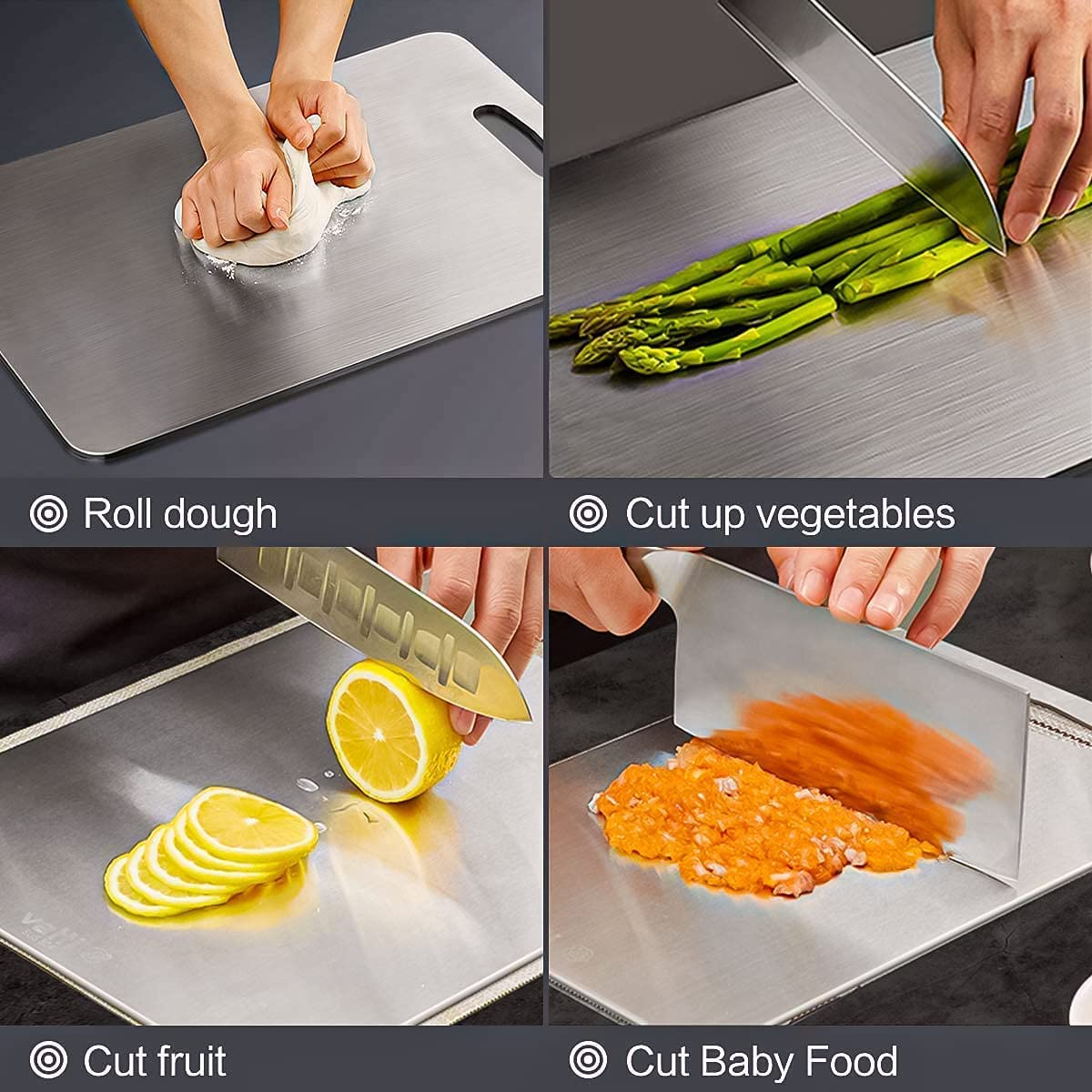 Original Stainless Steel Countertop Chopping Board ( Made with Original JSW Stainless Steel)