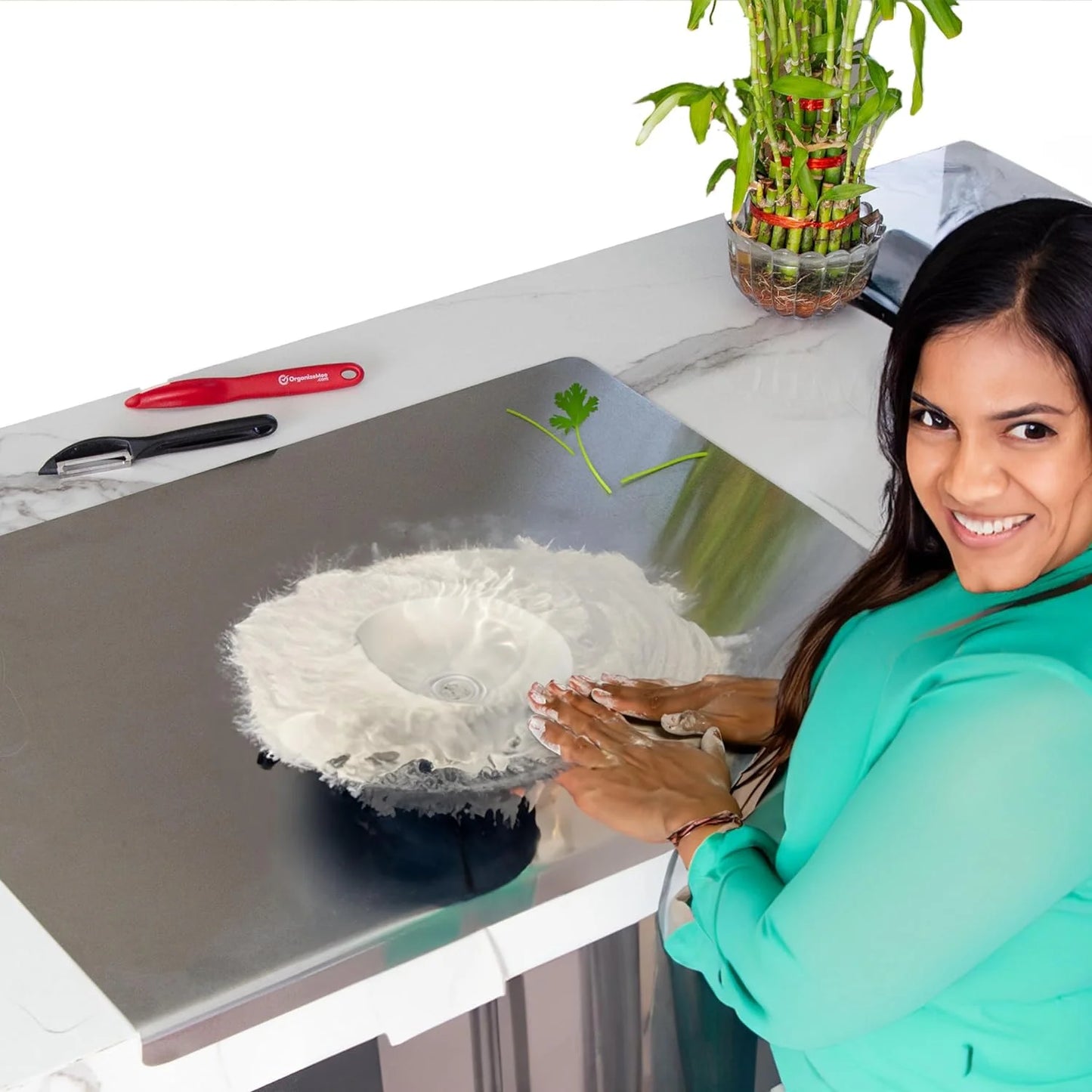 Original Stainless Steel Countertop Chopping Board ( Made with Original JSW Stainless Steel)